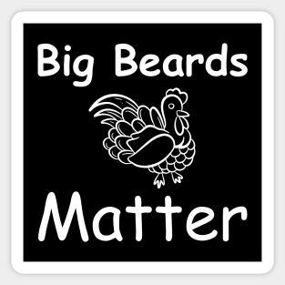 Big Beards Matter Turkey Sticker